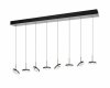 Lampa wisząca LED okrągła wielopunktowa designerska nowoczesna ściemnialna GUANO 334410807 Trio